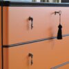 byra-125.2_f SÅLT - ART DECÓ SVART/ HERMÉS-ORANGE - LIKNANDE KAN BESTÄLLAS