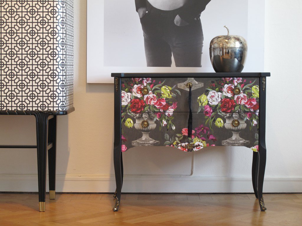 byra-129_f SÅLT - GUSTAVIANSK HAUPT - BOUDOIR ROSES - LIKADAN KAN BESTÄLLAS