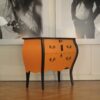 byra-239.3_f SÅLT - ANTIK ROKOKO - SVART & HERMÉS-ORANGE - LIKNANDE KAN BESTÄLLAS