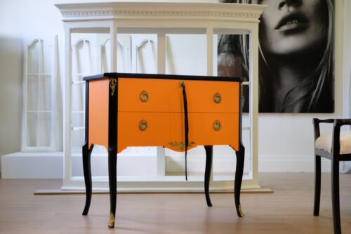 byra-700.1_f SÅLT - BYRÅ GUSTAVIANSK HERMES ORANGE - LIKADAN KAN BESTÄLLAS