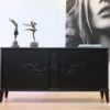 sideboard-ca-1930-matt-svar_f SÅLT - SIDEBOARD CA 1930 - PIANO BLACK - LIKNANDE KAN BESTÄLLAS