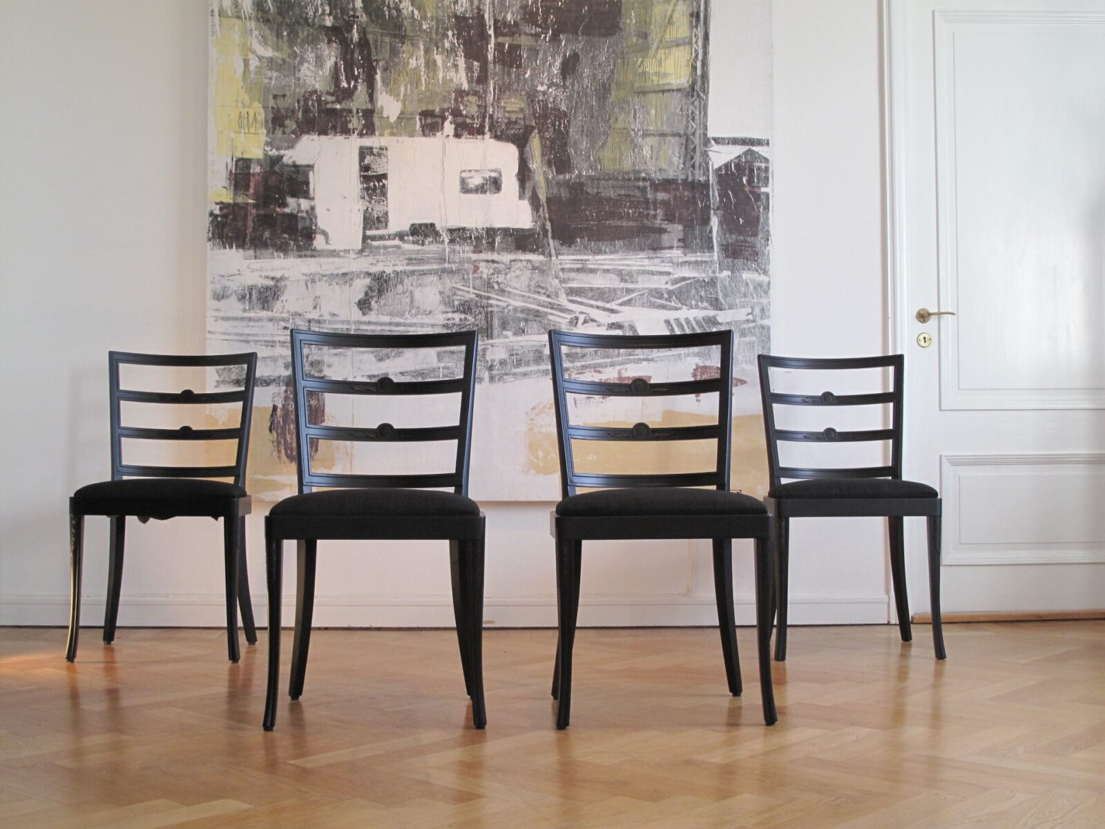 stolar-190.2_f SÅLT - STOLAR GUSTAVIANSKA - ART DECO - LIKNANDE KAN BESTÄLLAS
