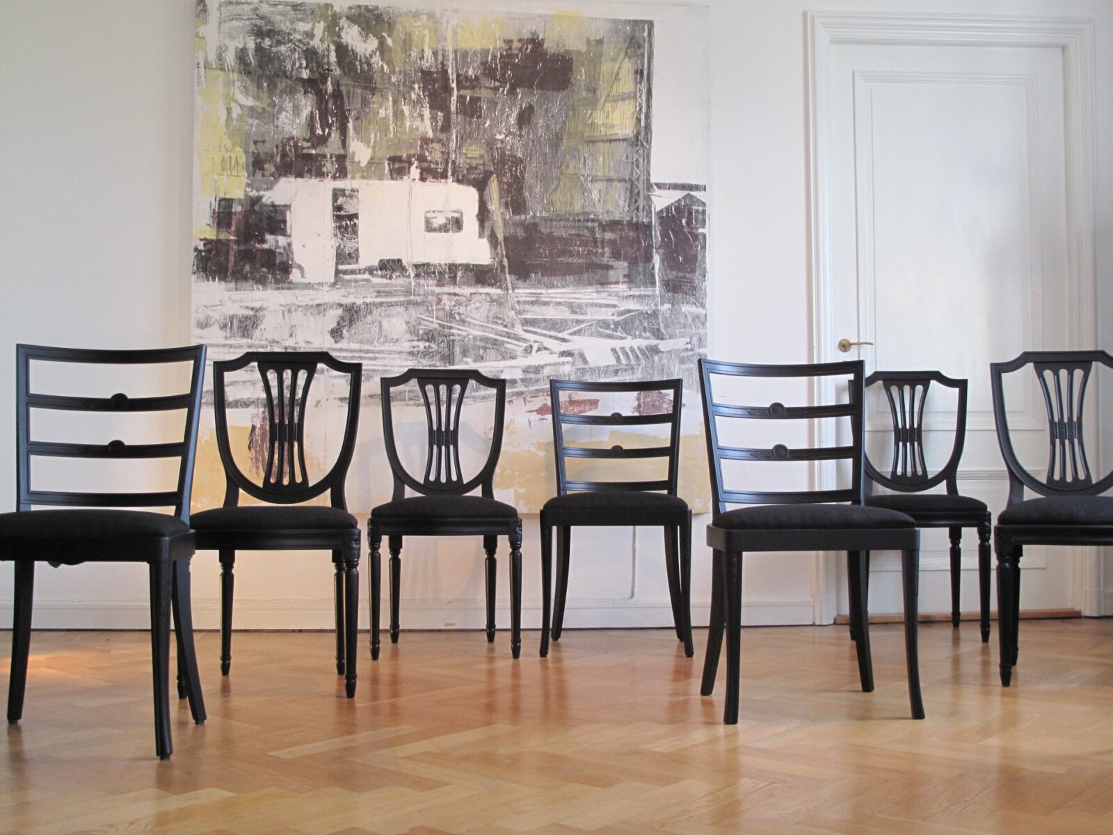 stolar-190_f SÅLT - STOLAR GUSTAVIANSKA - ART DECO - LIKNANDE KAN BESTÄLLAS